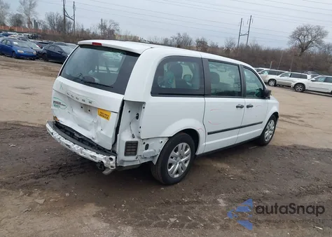 2016 Dodge Grand Caravan American Value Pkg z USA, uszkodzony, nr VIN 2C4RDGBG7GR109019